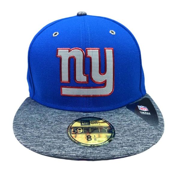 New Era 59Fifty NFL New York Giants Fitted Hat - Size 8 1/8 - Picture 1 of 8